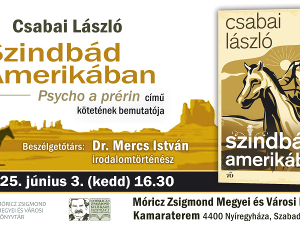 Csabai László Amerikába repíti Szindbádot