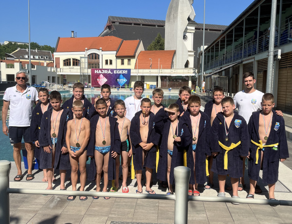 Egerben a legkisebb vízilabdások                                                     