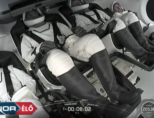 "Nyíregyházi az űrben!" - Élőben követhettük, ahogy Kapu Tibor megkezdte űrbéli misszióját