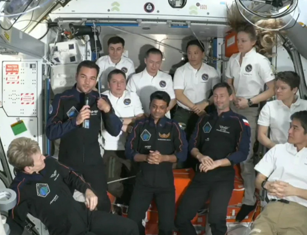 Kapu Tibor videóüzenetben jelentkezett az ISS fedélzetéről!