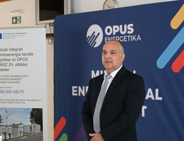 Biztonságosabb áramellátás – Energiatárolókkal erősít az OPUS TITÁSZ a vármegyében