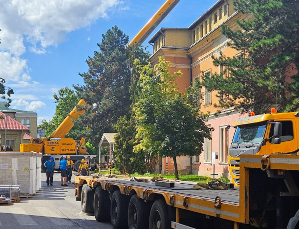 Klímakorszerűsítés – Új berendezések érkeztek a kórházba 