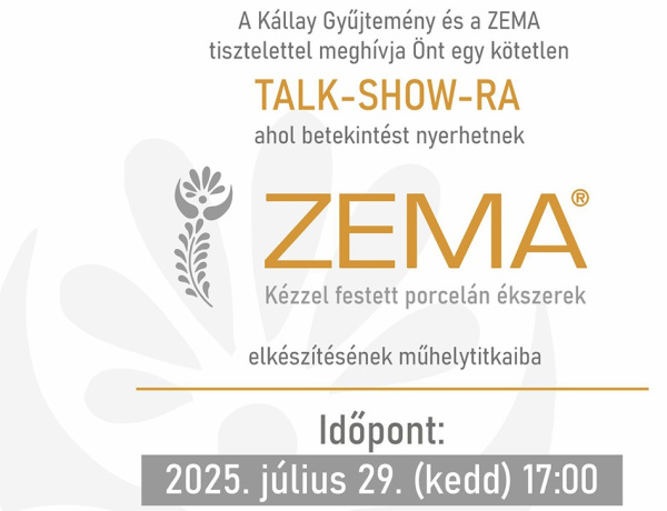 Talk-Show a Kállayban - Ismerje meg porcelánból készült ékszereket