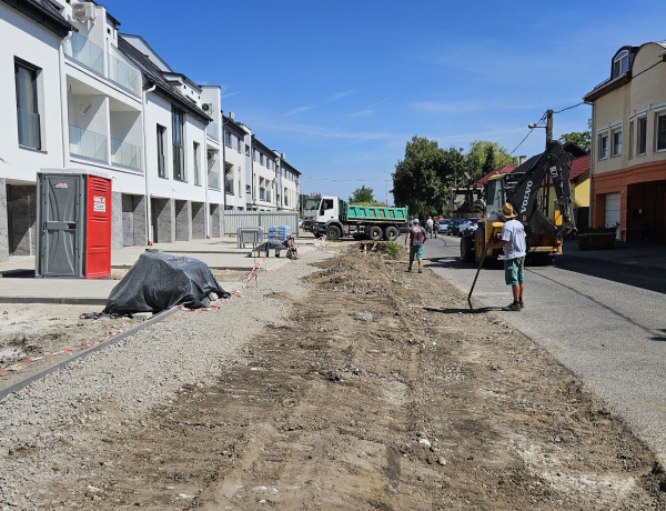 Szélesebb lesz - Az István utca egy szakasza alakul át