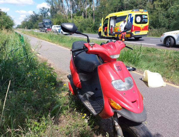 Halál a motoron Nyírtelek külterületén          