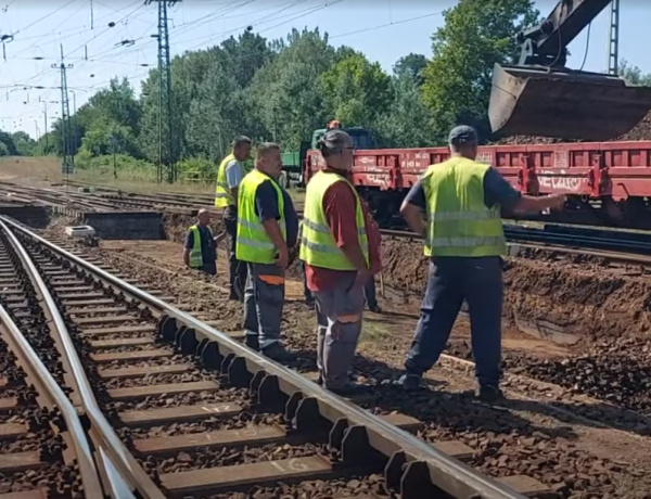 Egyetlen vágányon - jelentős fejlesztés történik a nyíregyházi állomáson