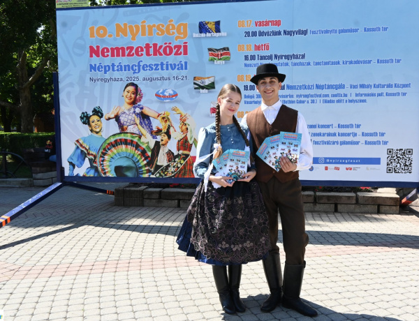 10. Nyírség Nemzetközi Néptáncfesztivál – Három földrész négy országából érkeznek vendégek
