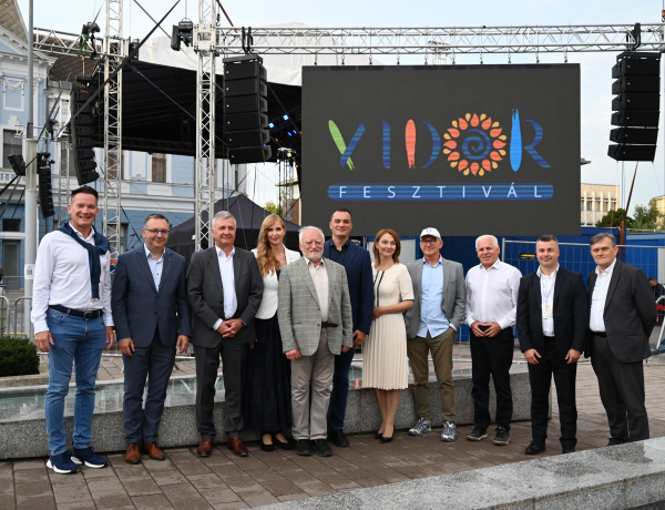 Ünnepélyesen megnyitották a 24. VIDOR Fesztivált Nyíregyházán
