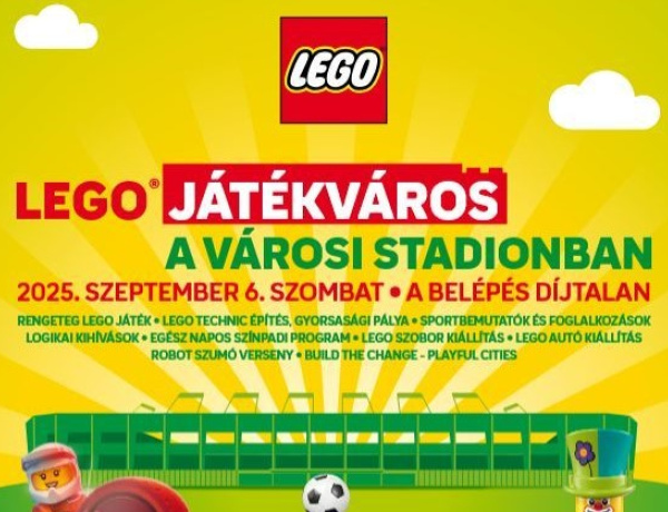 Szeptember 6-án újra megnyitja kapuit a LEGO® Játékváros!
