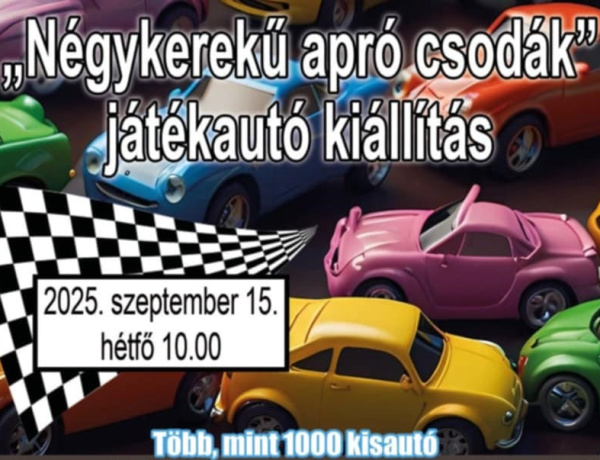 Játékautó kiállítás – A Városmajoriban lehet megcsodálni a négykerekű apró csodákat