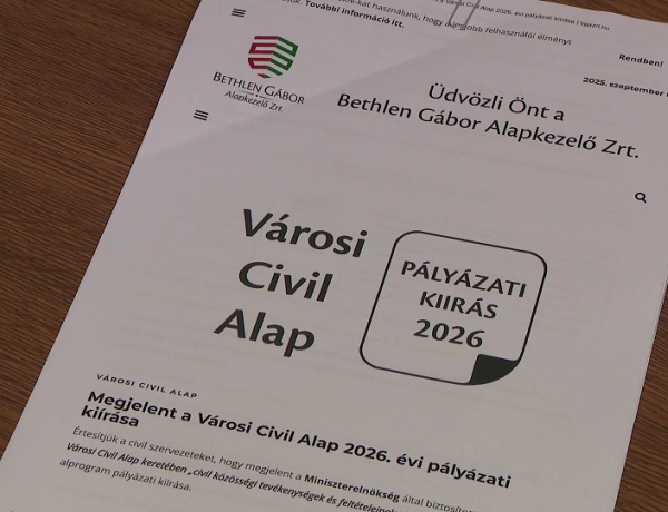 Civilbarát kormány – Már lehet pályázni a Városi Civil Alap 2026. évi forrásaira