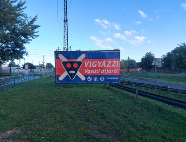 Minden vasúti átjáróban VÉDA-kaput helyeznek el Magyarországon