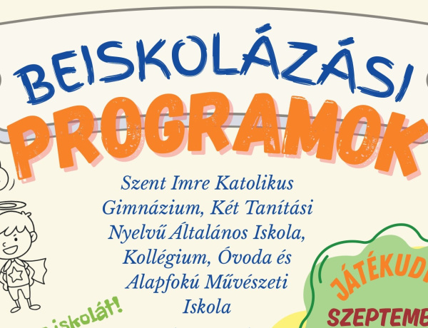 Három, nyílt napot is kínál a Szent Imre az iskola felfedezésre!