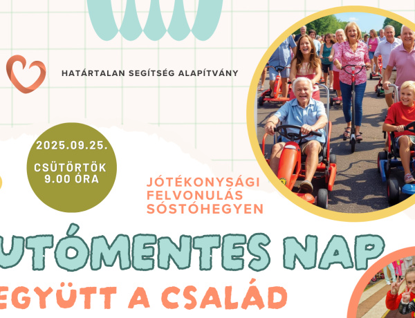 Autómentes nap - legyen együtt a család minden tagja!