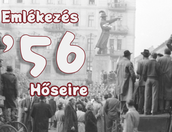 ’56 – A forradalom és szabadságharc hőseire emlékeznek a Nyíregyházi Egyetemen