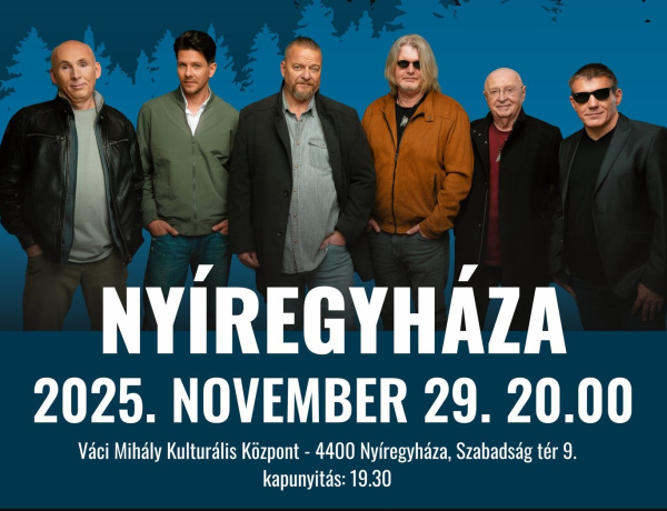 Jubileumi koncerttel érkezik Nyíregyházára az Ismerős Arcok: 20 éves a „Szélbe Kiáltok” album!