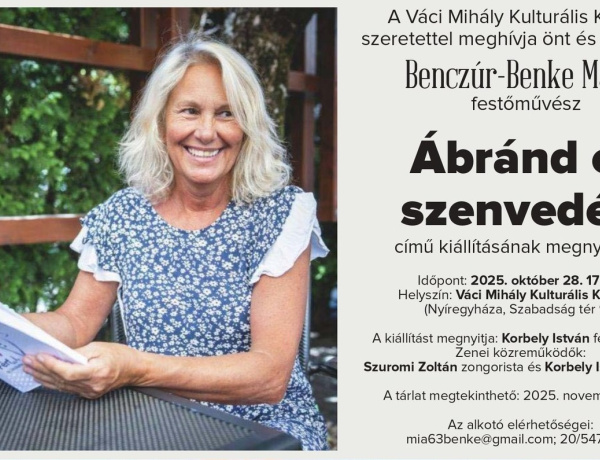 „Ábránd és szenvedély” – Benczúr-Benke Mária munkáiból nyílik kiállítás Nyíregyházán