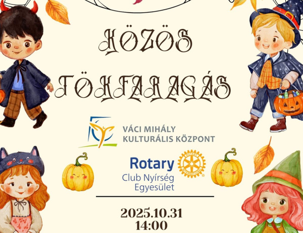 Közös Tökfaragás a Rotary Club Nyírség és a Váci Mihály Kulturális Központ szervezésében