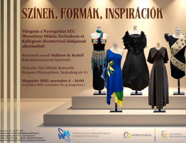 Színek, formák, inspirációk – a Wesselényi divattervezői ismét megvillantják a tehetségüket