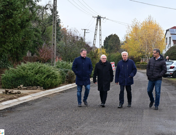 Megújul a Tímár utca – 410 méteren kap új aszfaltot és csapadékvíz-elvezetést