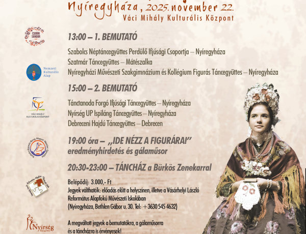 „Pörgés, csizma, tapsvihar! - Fiatal tánctehetségek érkeznek Nyíregyházára!”