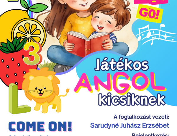 Játékos angol foglalkozások várják a legkisebbeket a könyvtárban