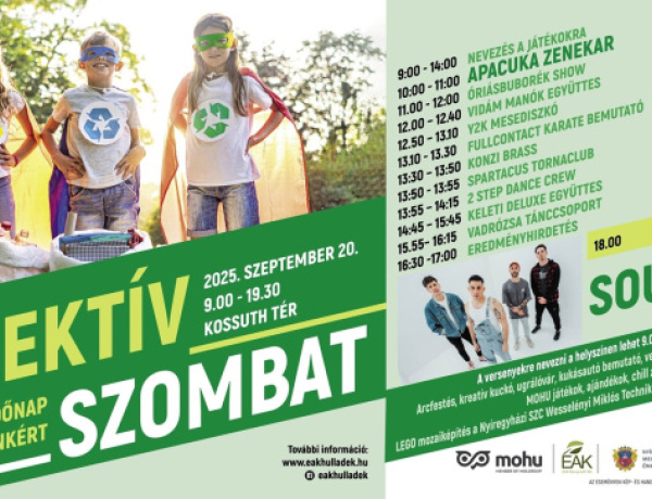 Jön a Szelektív Szombat- Egy izgalmas nap az egész családnak