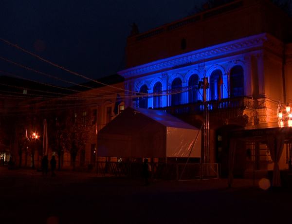 Nyíregyháza is csatlakozott az UNICEF „Kékbe borul a világ” felhívásához