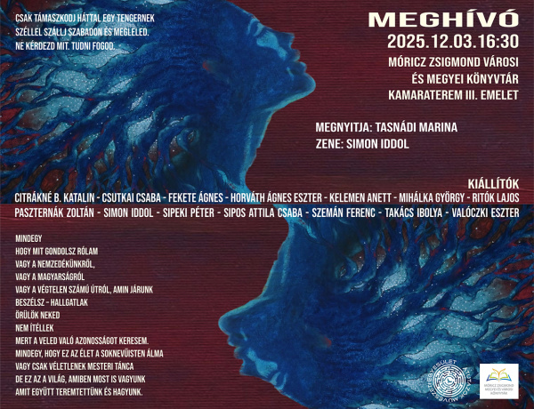 Széllel szállni szabadon – új művészeti kiállítás nyílik a Móricz Zsigmond Könyvtárban