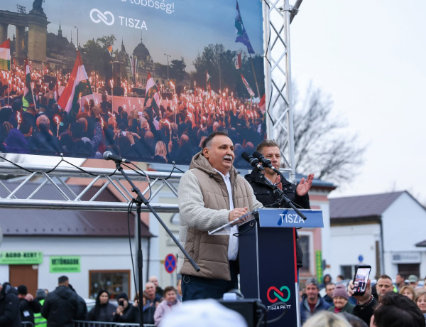 Gajdos László a Tisza Párt képviselőjelöltje Nyíregyházán