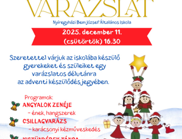 „Karácsonyi varázslat” várja az iskolába készülő gyerekeket a Bem Iskolában