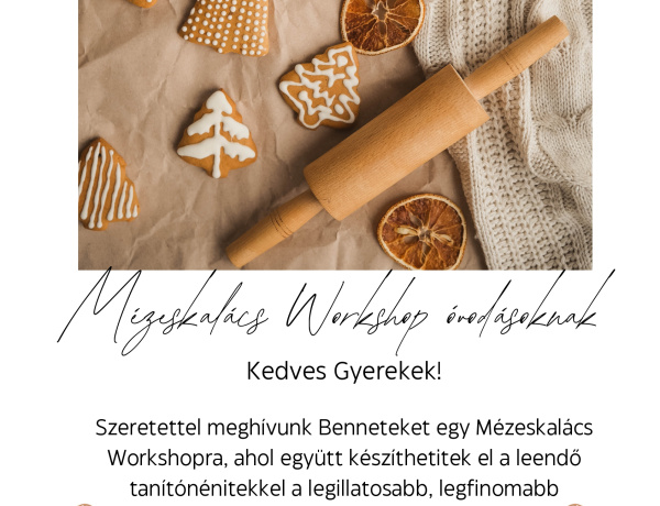 Mézeskalács-varázslat a Kazinczyban – kreatív délután a leendő kisiskolásoknak