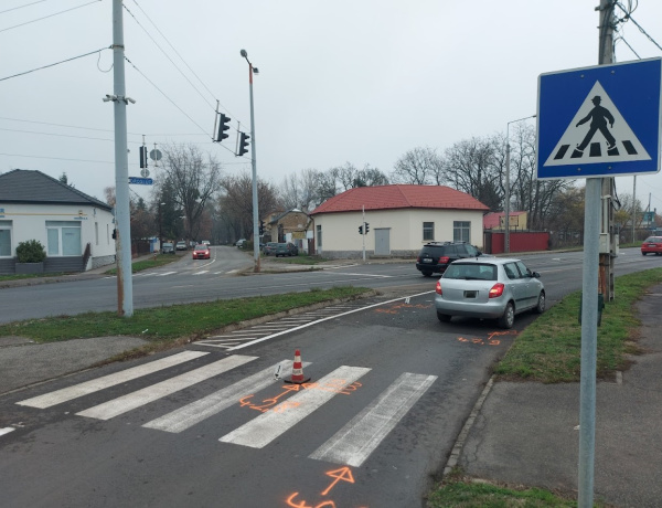 Gyalogosgázolás - a sofőr nem vette észre 