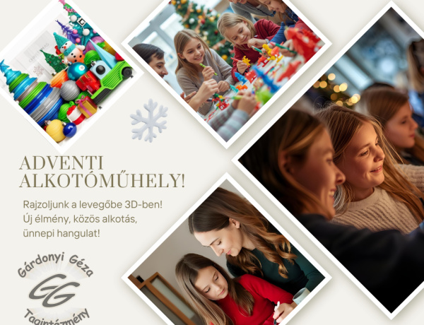 Adventi Alkotóműhely a Gárdonyiban – ahol az ötletek térbe emelkednek