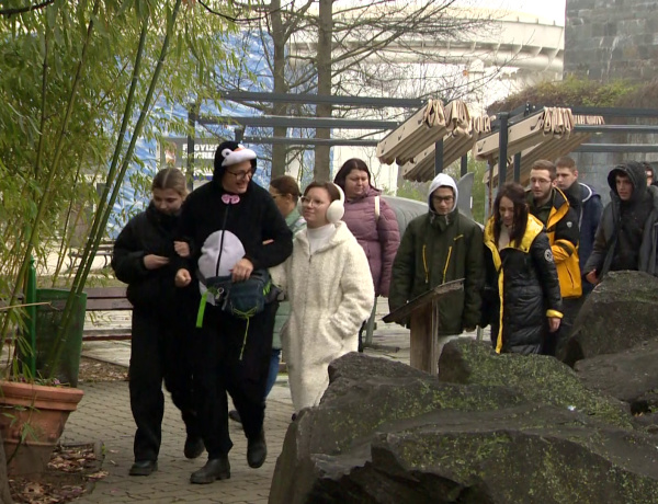 Látássérült gyerekek érkeztek Kárpátaljáról élménynapra Nyíregyházára