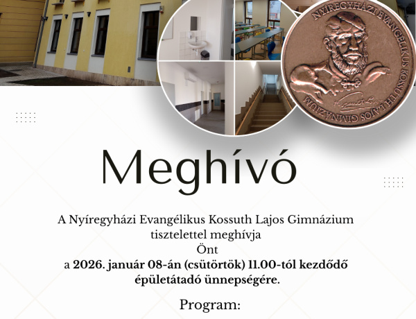 Új épületrésszel bővült a Nyíregyházi Evangélikus Kossuth Lajos Gimnázium – januárban tartják az ünnepélyes átadót