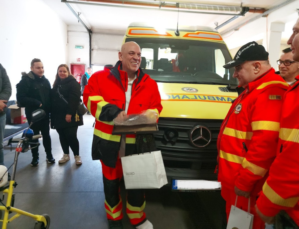 45 évnyi szolgálat után nyugdíjba vonult Gráfel András mentőtiszt