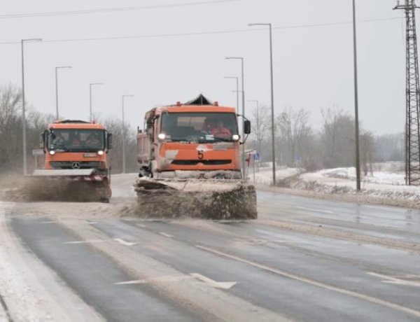 Havazás és fagy: folyamatos védekezés zajlik Nyíregyházán