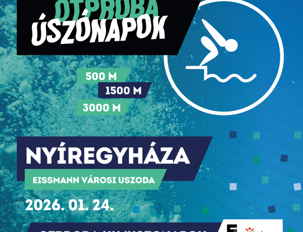 Ötpróba Úszónapok 2026: januárban Nyíregyházán is lehet pontokat gyűjteni