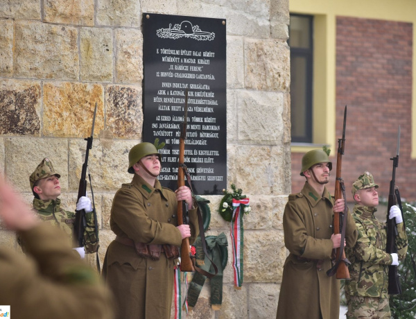 Új emlékhelyet avattak Nyíregyházán a doni hősök tiszteletére 