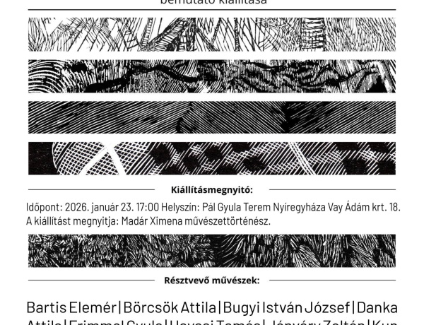 XV. Nyíregyházi Nemzetközi Fametsző Művésztelep bemutató kiállítása