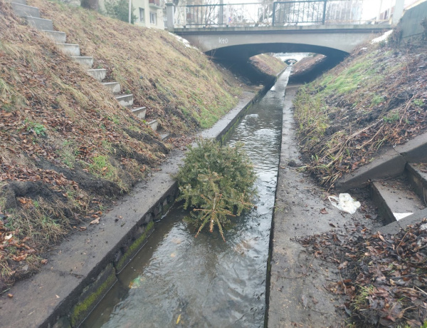 Mindent beledobálnak az Ér-patakba       