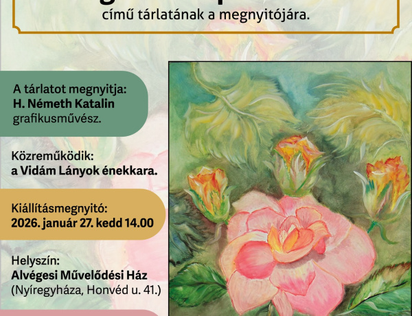 „Megállított pillanatok” – Kalocsai László festőművész kiállítása az Alvégesi Művelődési Házban