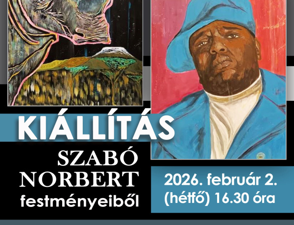 Szabó Norbert festményeiből nyílik kiállítás a Móricz Zsigmond Könyvtárban