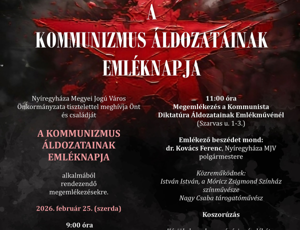 Emlékezni a névtelenekre is – Nyíregyháza megemlékezése a kommunizmus áldozatairól