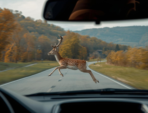 Nagyobb vadmozgás, fokozott vadveszély az utakon