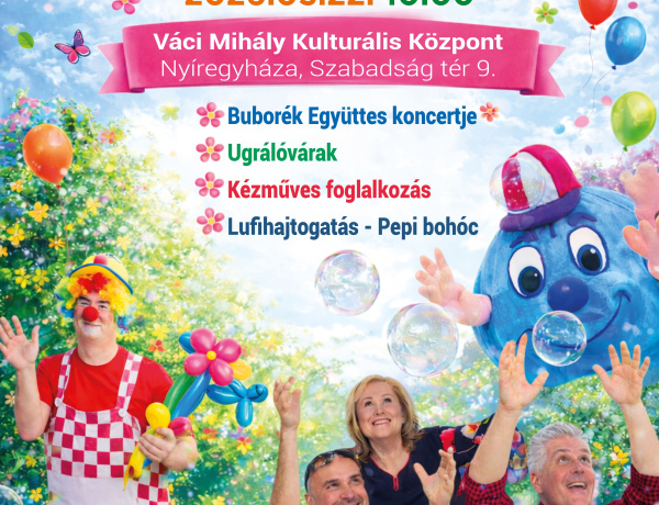 Bóbita Buli – családi nap várja a gyerekeket és szülőket Nyíregyházán