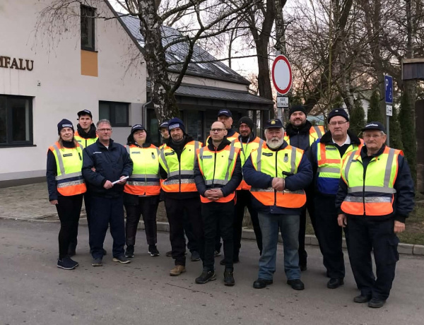 Polgárőr helytállás – összefogtak a disznótoros fesztivál biztonságáért