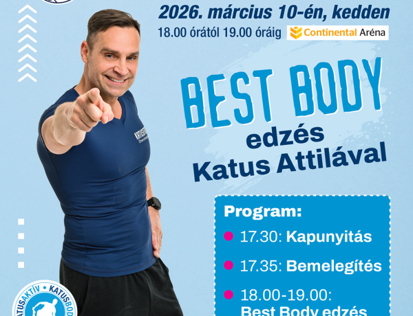 Fitt-Nőnapot tartanak a Continental Arénában Katus Attilával  