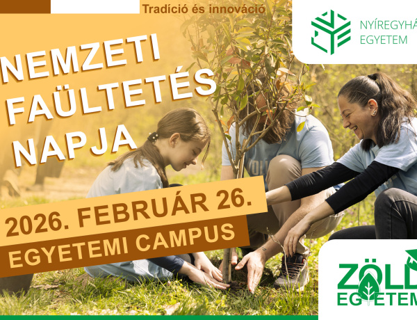 A Nemzeti Faültetés Napjához csatlakozik a Nyíregyházi Egyetem